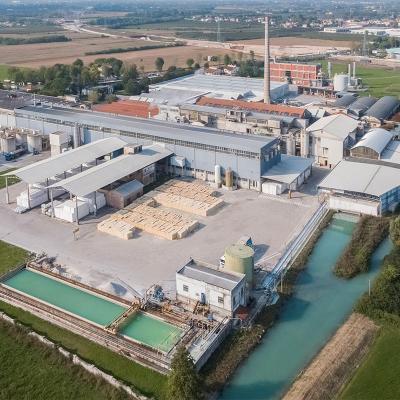 Nuova cappa seccheria presso lo stabilimento Burgo a Villorba (TV)